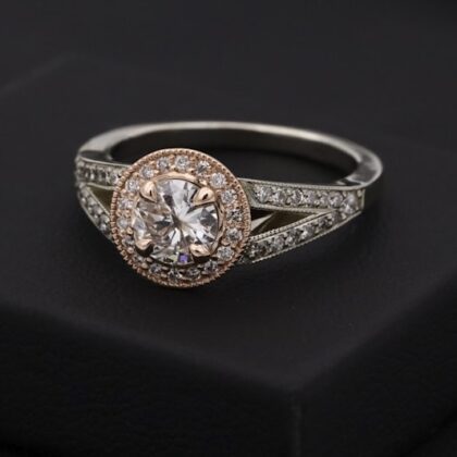 Halo Engagement Ring